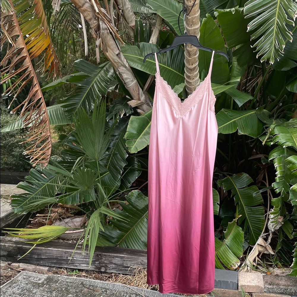 INC ombre lace, and satin slip dress or nightgown